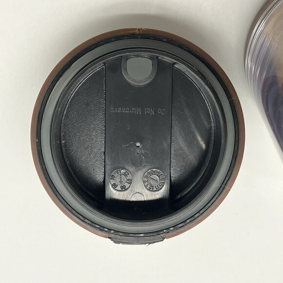 Starbucks Travel Tumbler 12oz 2008 Multicolor Abstract Art Coffee Mug Cup - Picture 8 of 11